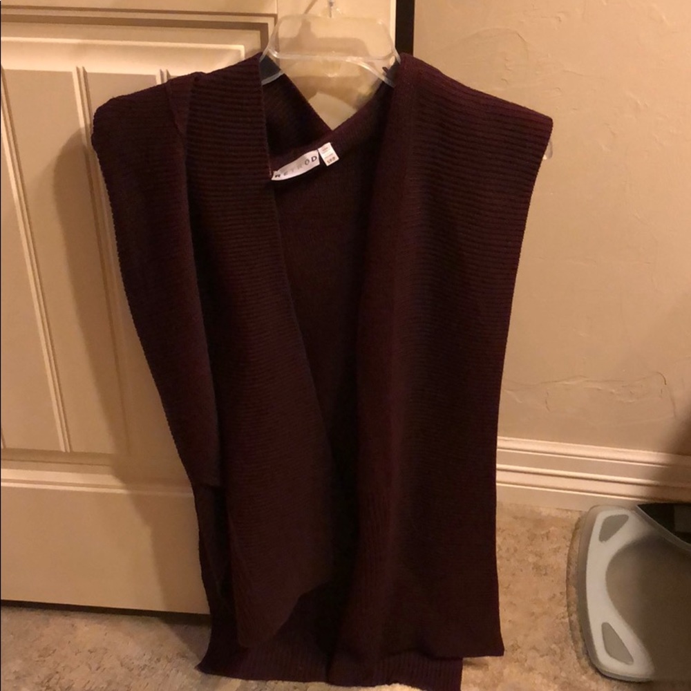 Maroon Cardigan